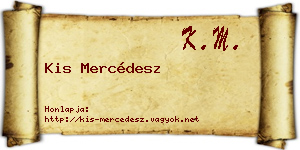 Kis Mercédesz névjegykártya
