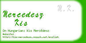 mercedesz kis business card